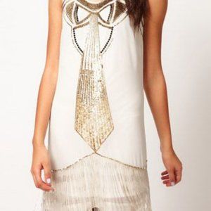 Beaded Art Deco Dress // River Island